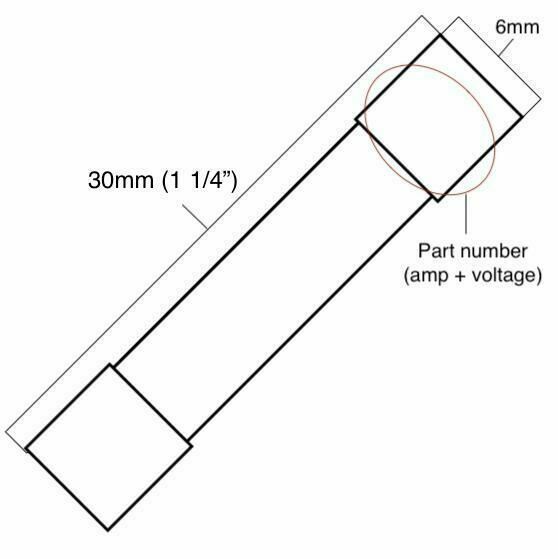 Pack of 5, AGC 1.5A 125v/250v Fast Blow Glass Fuses, 1.5 Amp AGC1.5A, AGC1.5, 6X