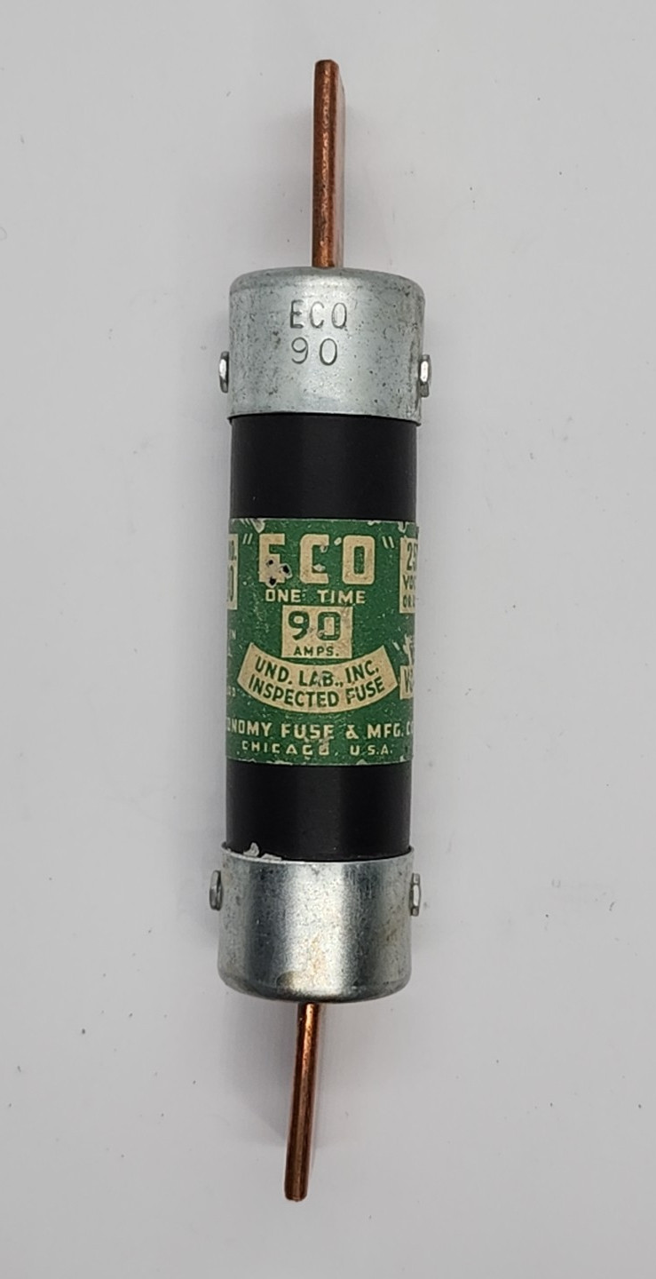 ECONOMY ECO-1190 1 POLE 90A 250V ONE TIME FUSE [MG4-2]