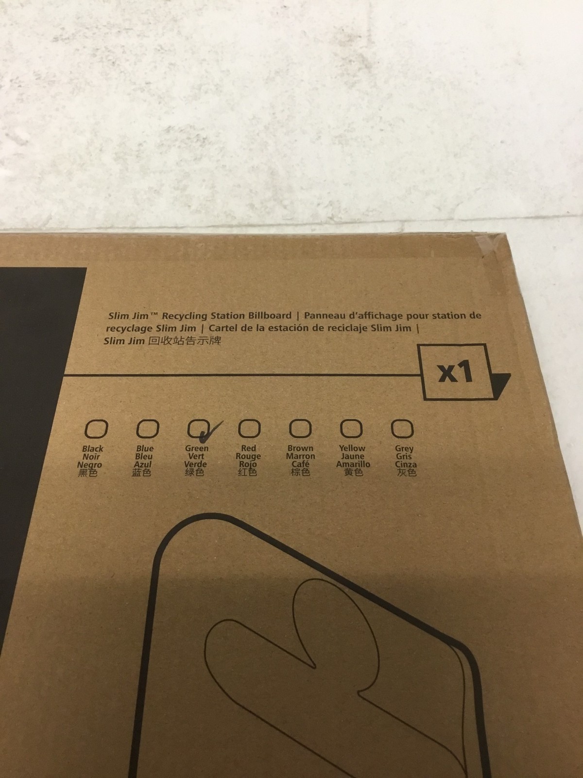 NEW Rubbermaid Slim Jim Recycling Station 23 Gallon NWL00633112, FREE SHIPPING