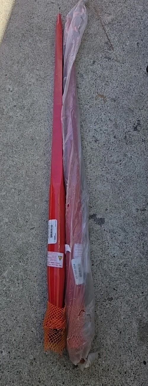 Braber 60.000.004 Fork Bale Conus 2″×39″ L 2200 Lb Capacity 1 Pair