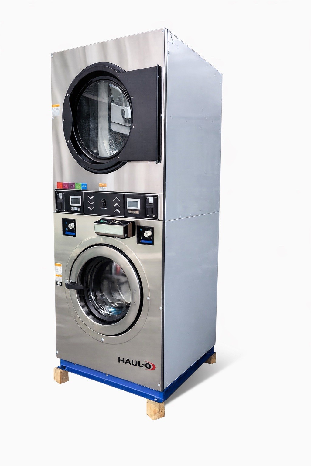 25KG Commercial Laundry Washer Dryer Combo Coin Operated Laundromat business