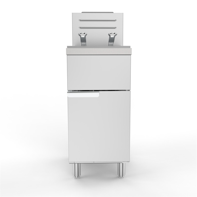 Commercial Deep Fryer Propane 3 Burners 40lbs 90000 BTU 400°F CSA 200°F-400°F
