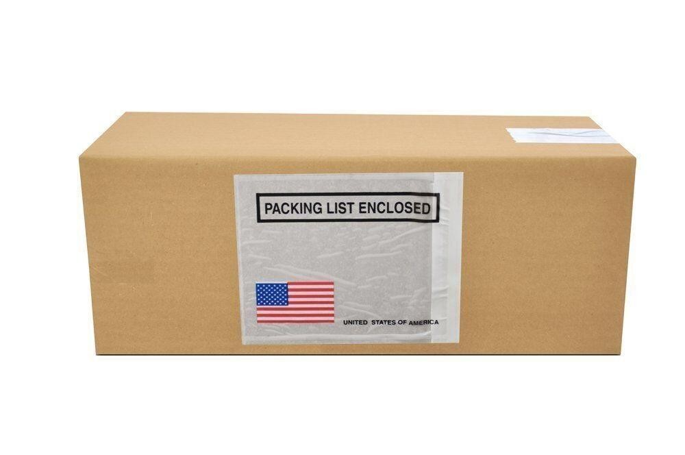 4.5″ x 5.5″ Made in USA Panel Face Packing List Enclosed Envelopes – 1000 Pieces