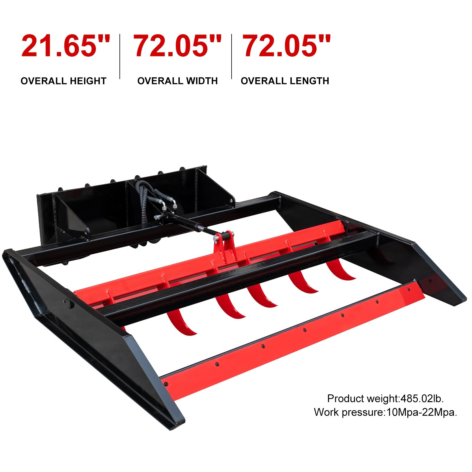 Titan Attachments 72-in Skid Steer Land Planer