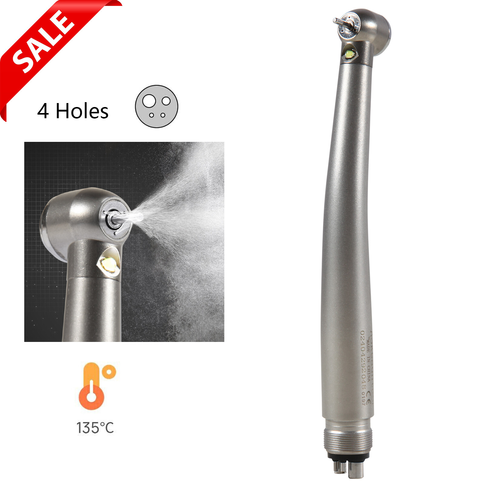 KaVo Style Dental Fiber Optic LED E-generator High Speed Handpiece Turbine 4HOLE