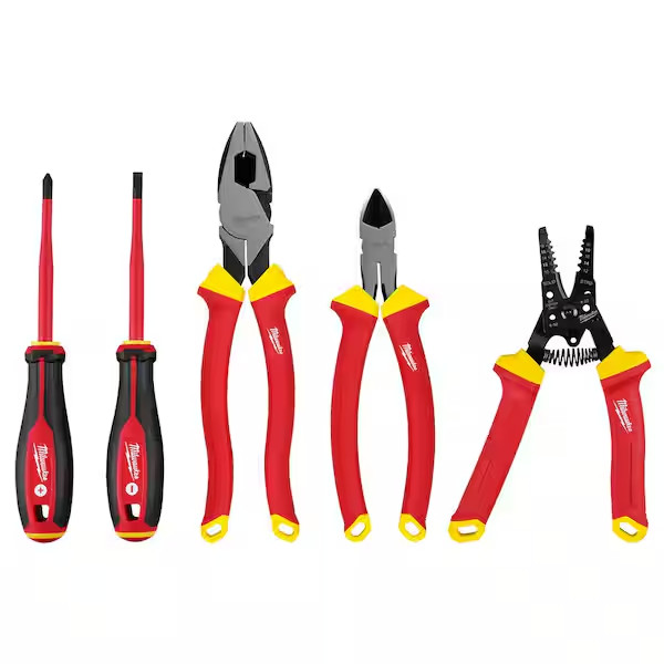 Milwaukee 48-22-2215 1000V Insulated Electricians Hand Tool Set – 5 PC