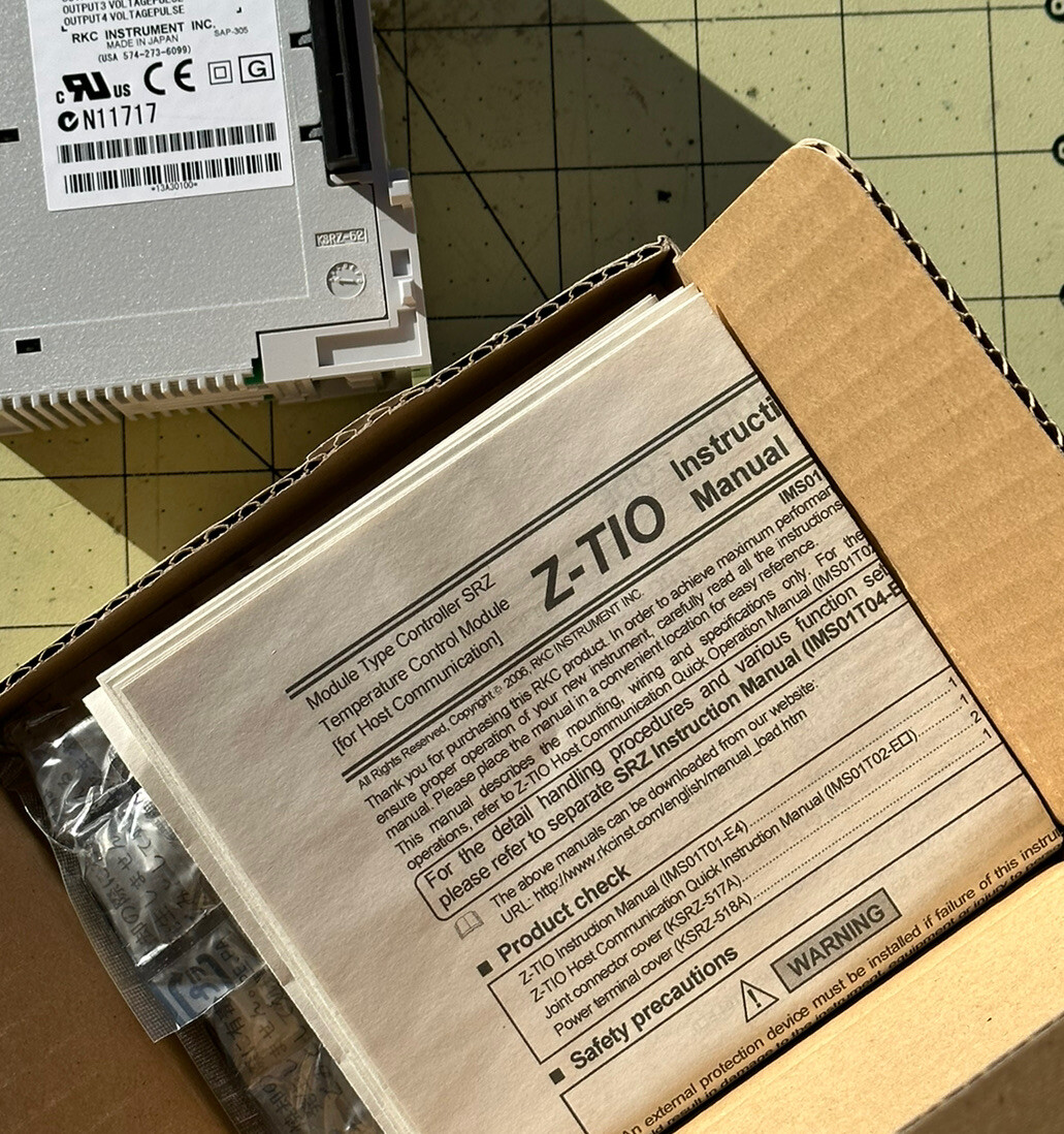 RKC Instruments Temp Con #Z-TIO-AC-VMVM/A2-AJA1/YABHJ-P2 for Host Communication