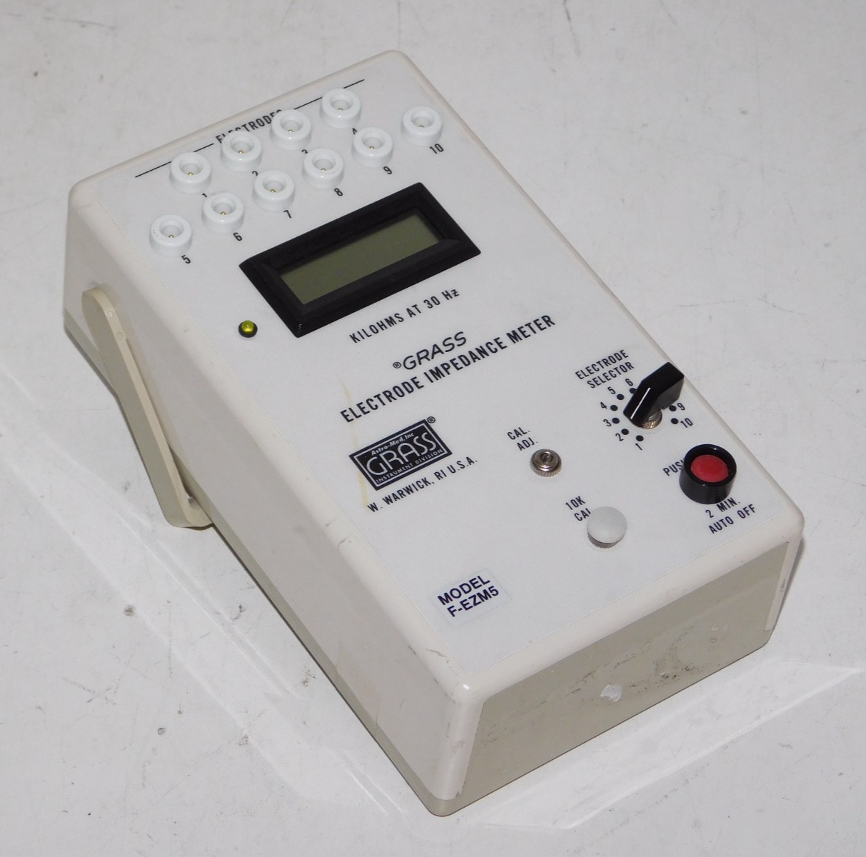 Grass Instrument F-EZM5 Handheld Electrode Impedance Meter Test Equipment USA