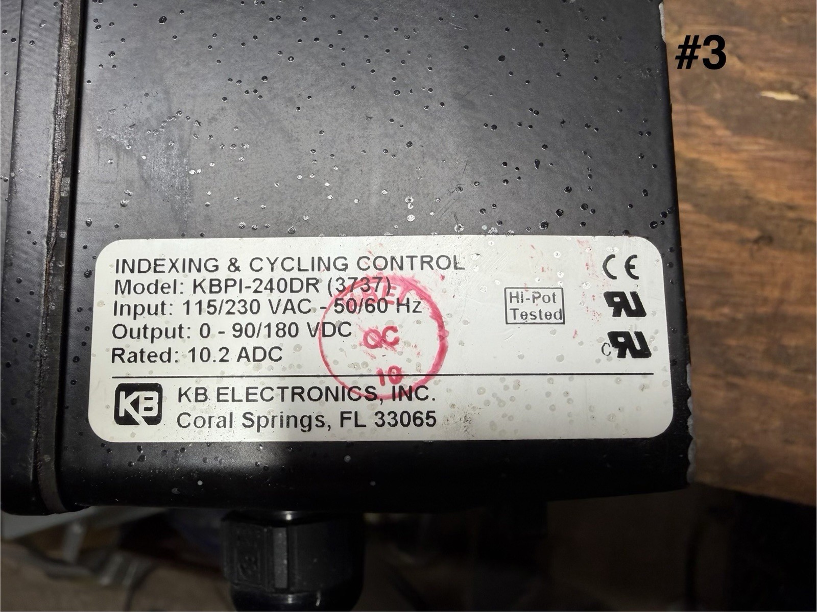 KB Electronics Penta Drive KBPI-240DR 90-180 VDC 50/60hz SCR Indexing & Control