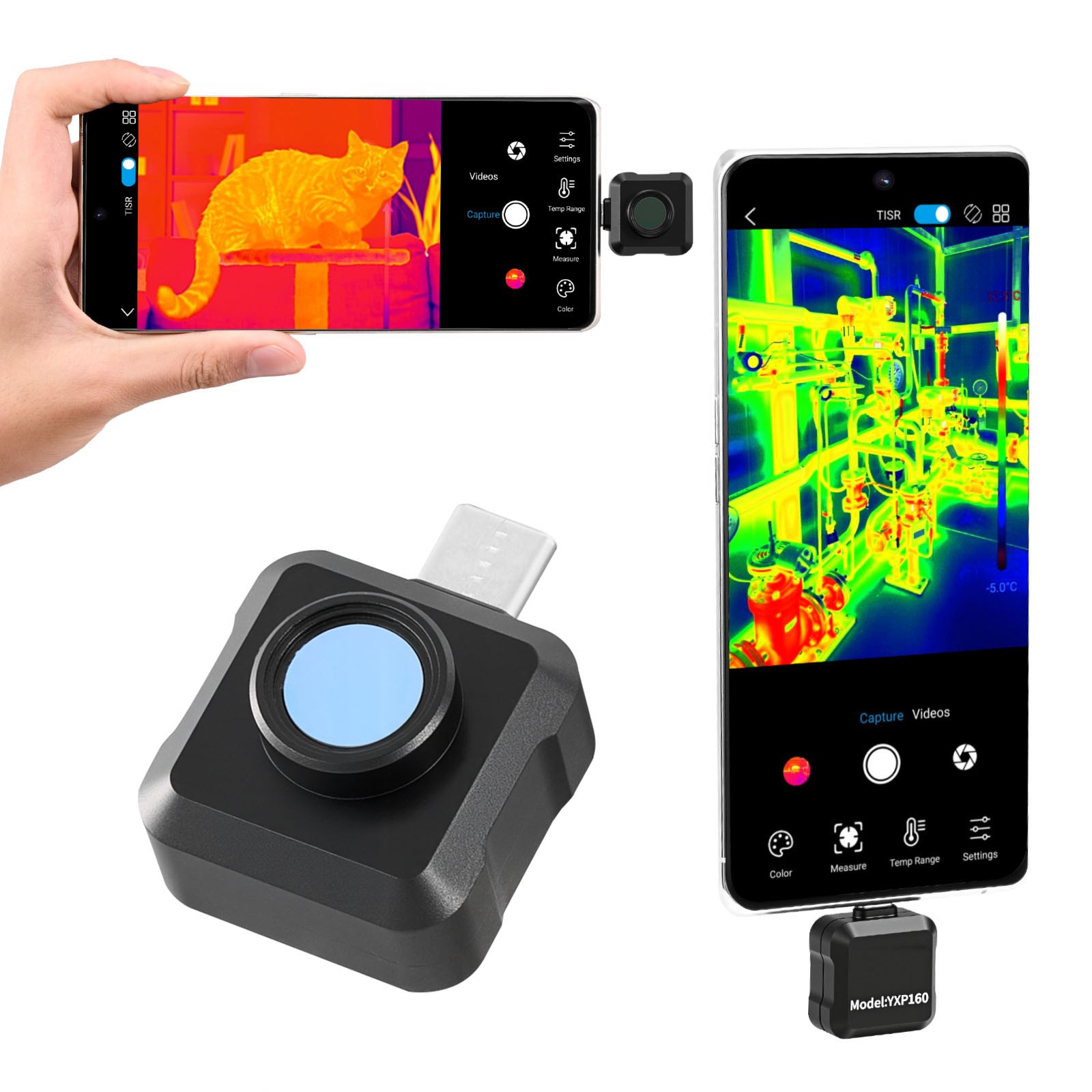 Uimoso Thermal Imaging Camera for Android with 320×240 High-Resolution Display