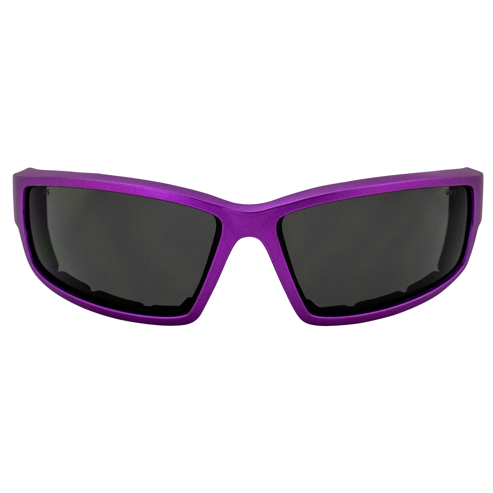 Global Vision Sly Padded Motorcycle Glasses 2 Pair Pink Purple Clear/Smoke Lens