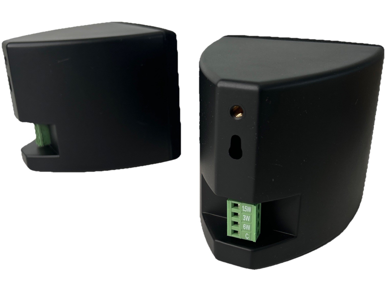 Cube by Rockville Pair of 3.5″ Black Commerical 70v Swivel Wall Mount Speakers
