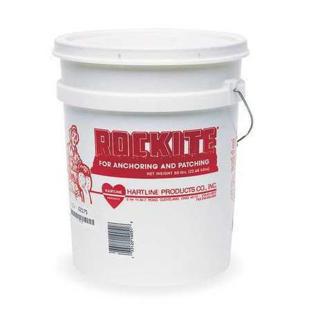 Rockite 10051 Expansion Cement, 50 Lb, Pail, 1 Hr Full Cure Time