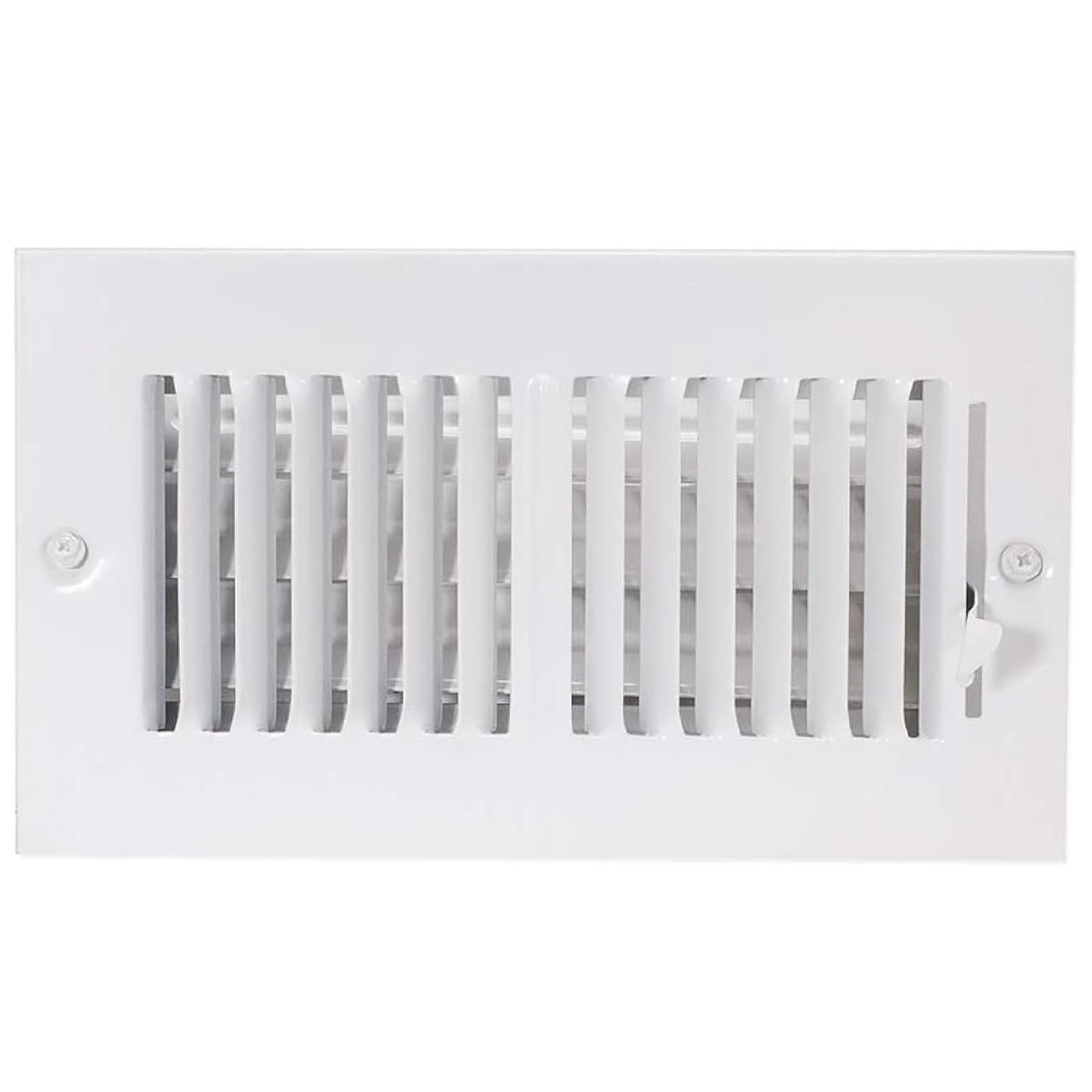 EZ-FLO 10 x 4 in HVAC Vent Cover Wall Ceiling Steel Register White