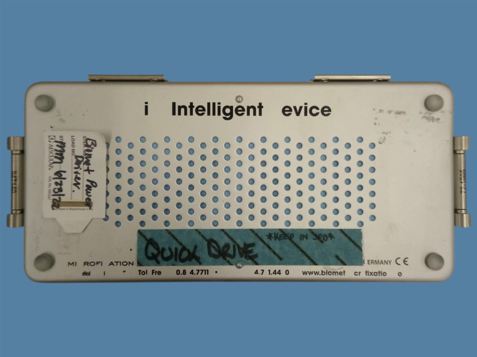 Zimmer Biomet 72-1005 Microfixation iQ Intelligent Driver Set