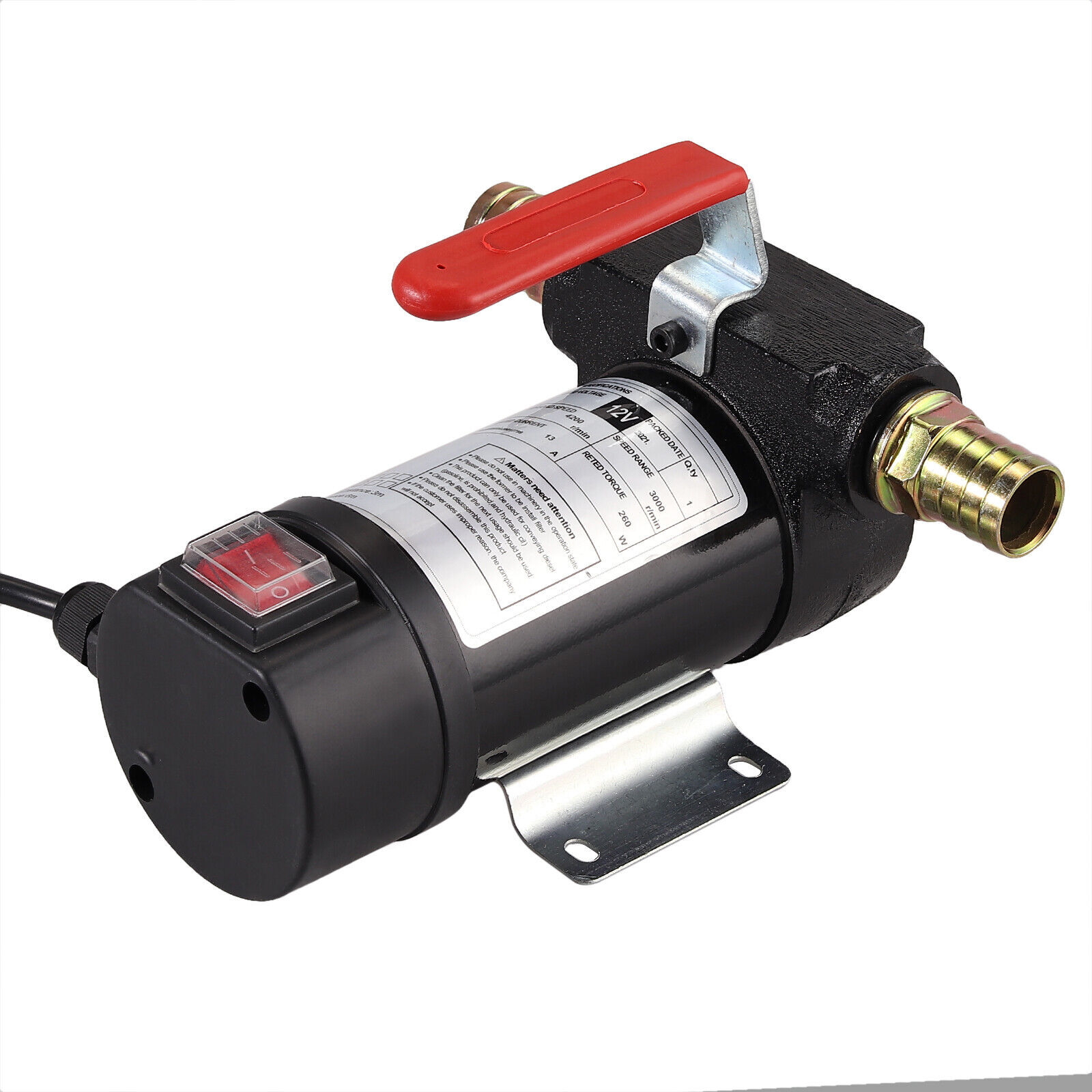 50L/min Electric Fuel Pump 12V Diesel Transfer Pump Kerosene Oil Extractor New
