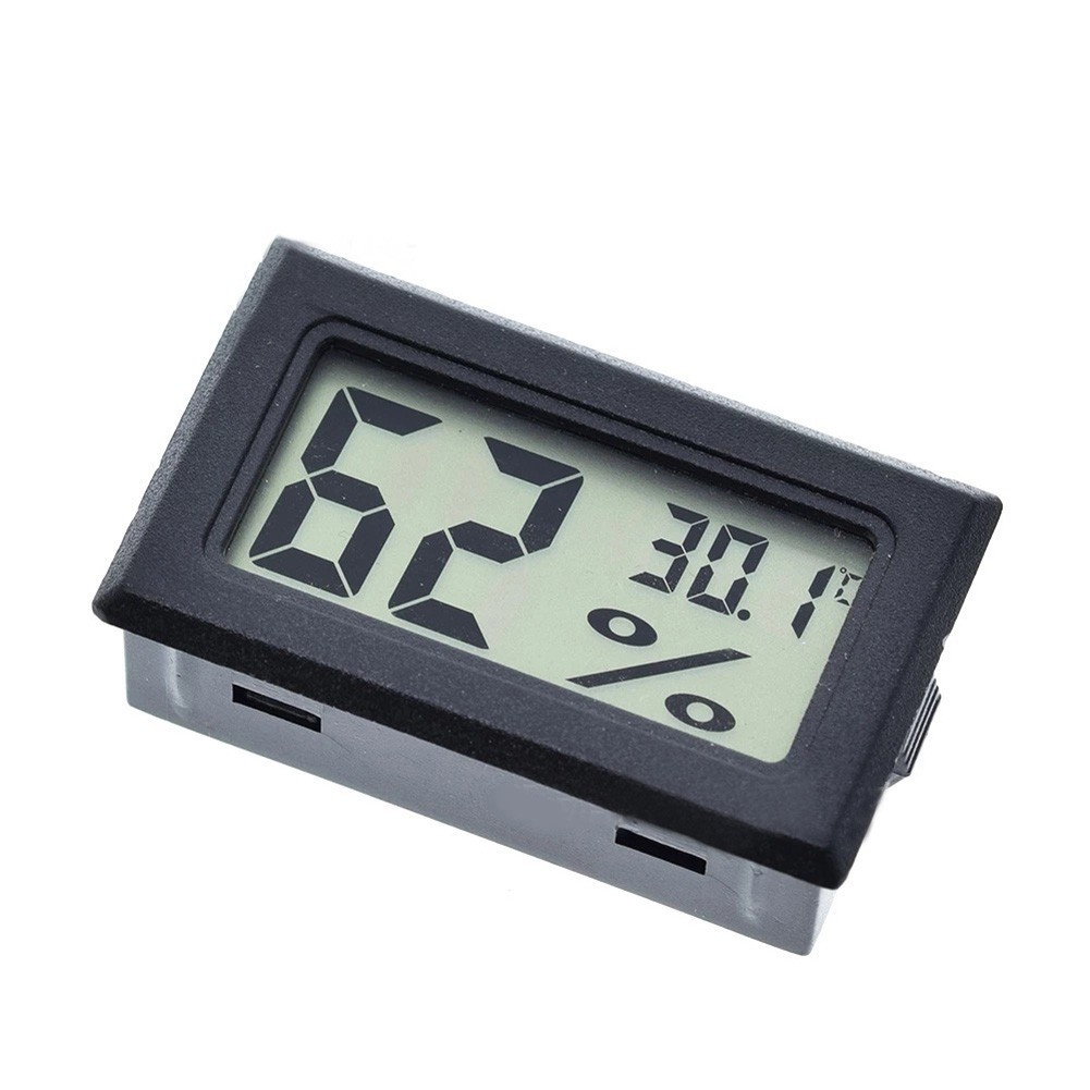 Digital Temperature Humidity Meter Sensor Thermometer Gauge LCD Hygrometer Room