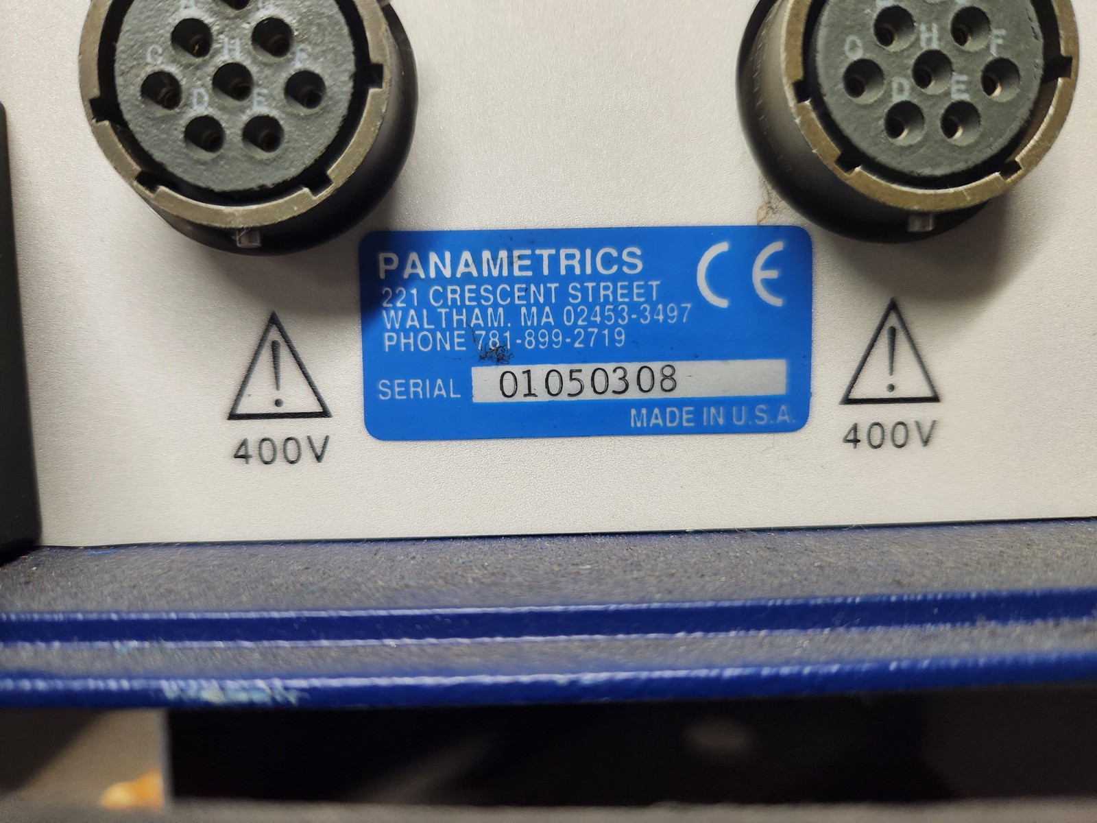 Panametrics 9100 High Speed Ultrasonic Flaw Detector Version 1.48