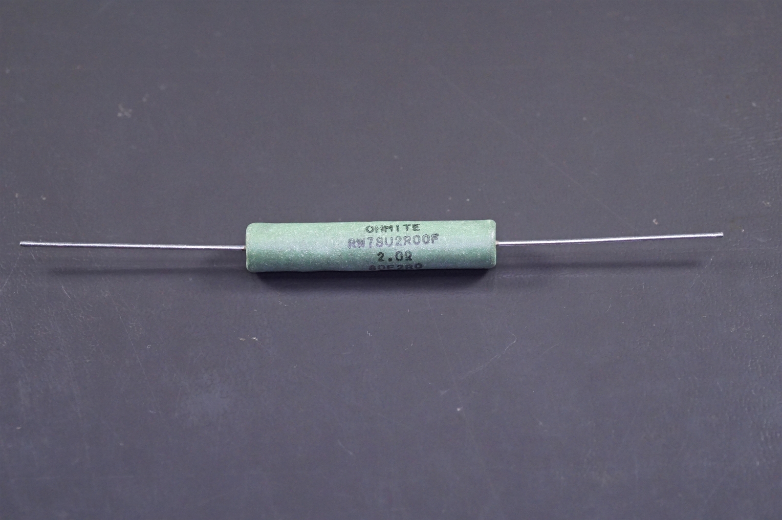 80F2R0 Ohmite Wirewound Resistor Silicone-Ceramic 2 Ohm 1% 10W Axial NOS