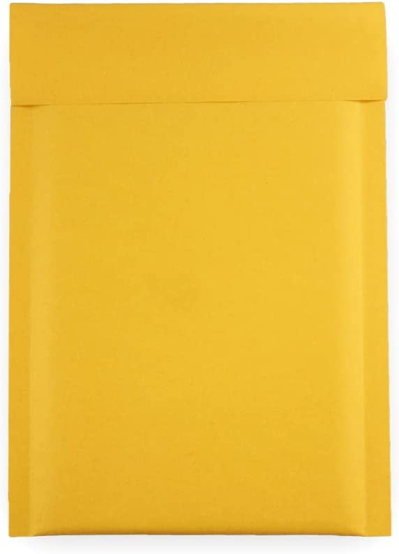 Size #0 Kraft Bubble Mailers 7.5 x 10 Inches – Self-Sealing Bulk Pack