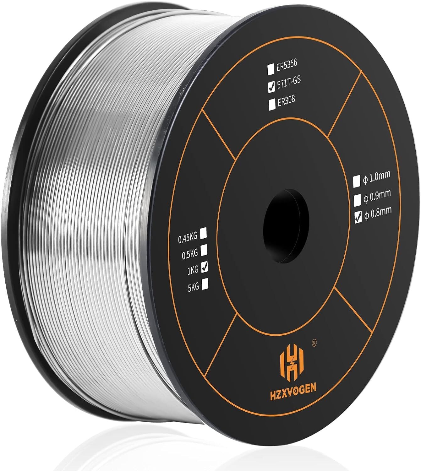Carbon Stainless Steel Flux Core Welding Wire For Gasless MIG Welder 0.03” 2lbs