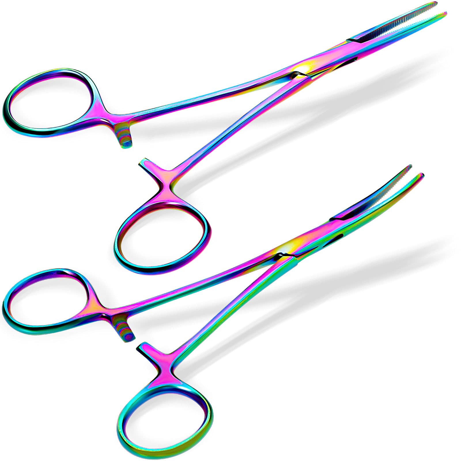 Hemostat Curved and Straight Hemostat Forceps Piercing Pliers Forceps, Stainl…