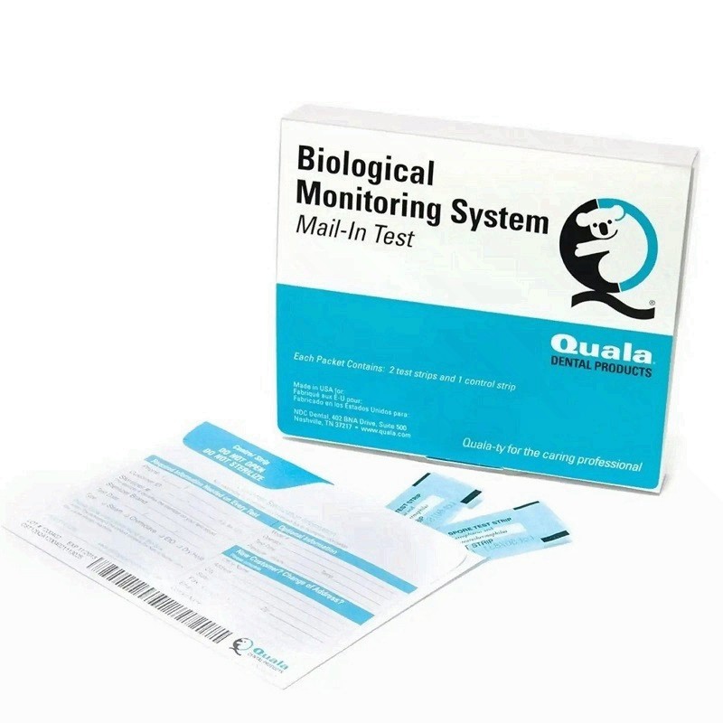 Quala Q602452 Biological Monitoring System Value Mail-In Test Strips 52/Pk
