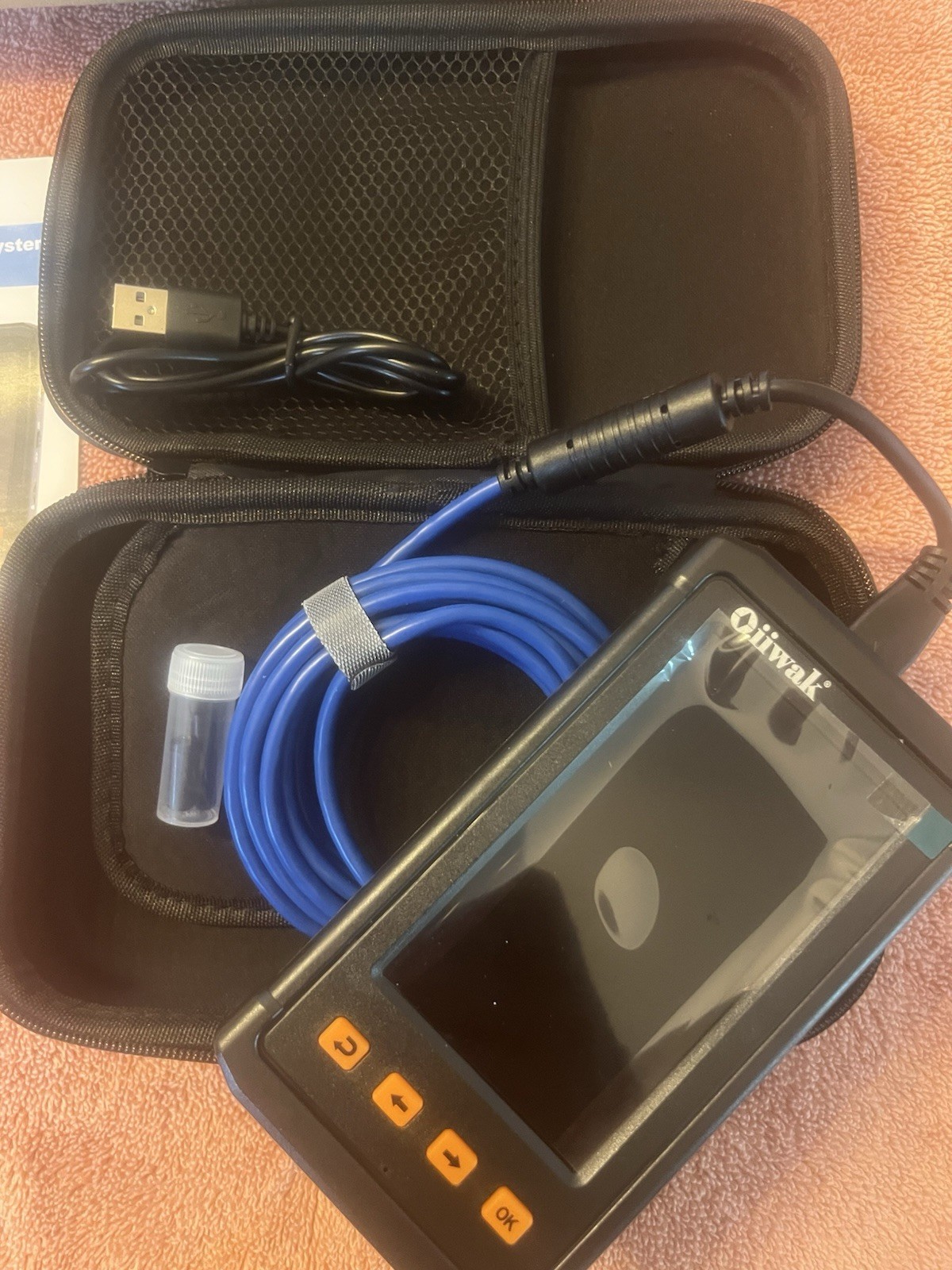 New In Box Oiiwak 1080P HD Digital Endoscope Inspection Camera 11FT 3.5m