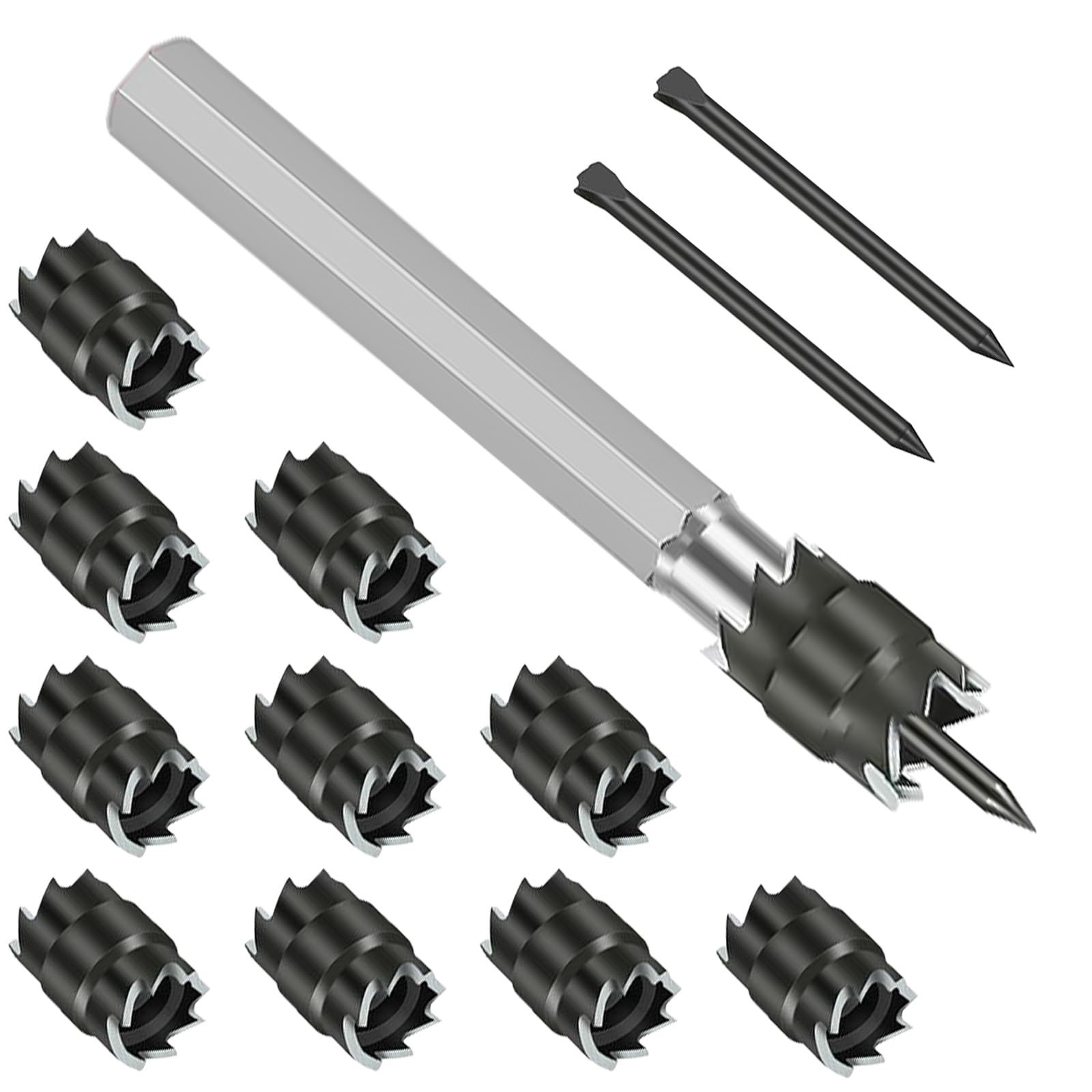 EEEKit 13PCS Rotary Spot Weld Cutter 3/8″, HSS Removal Tool, 13pcs