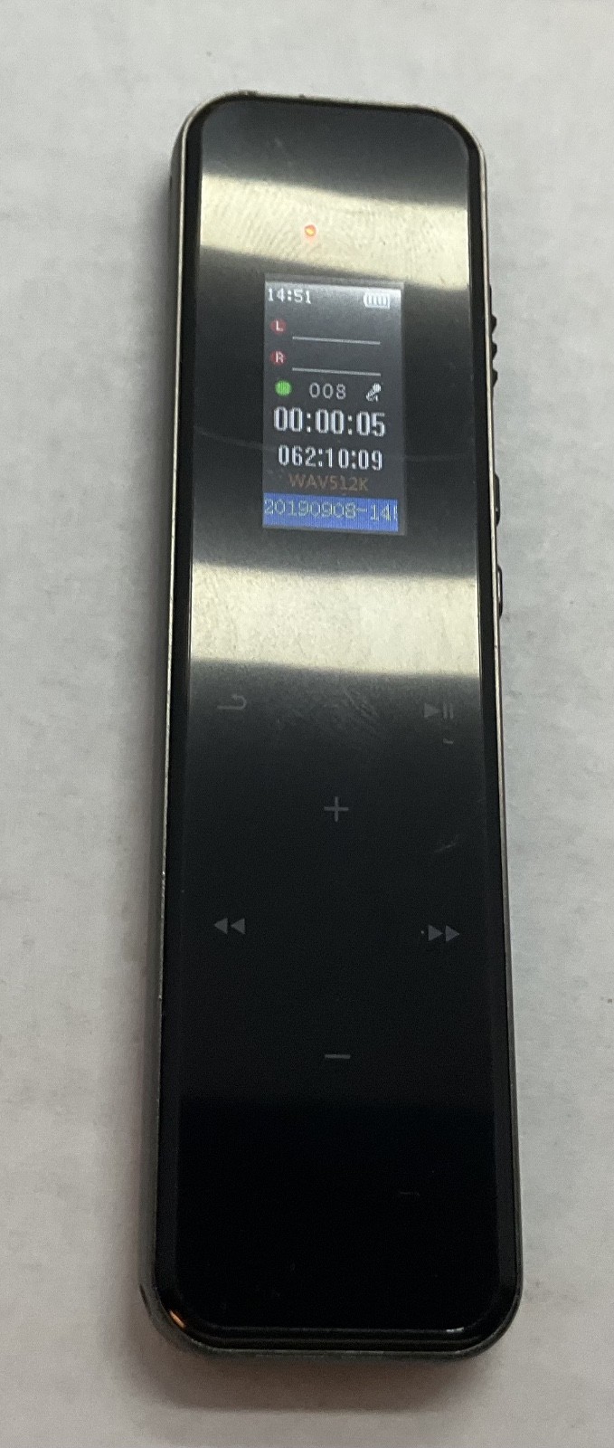 Wohlman Digital Voice Recorder 16GB 1536kbps High Recording Quality Noise Reduct
