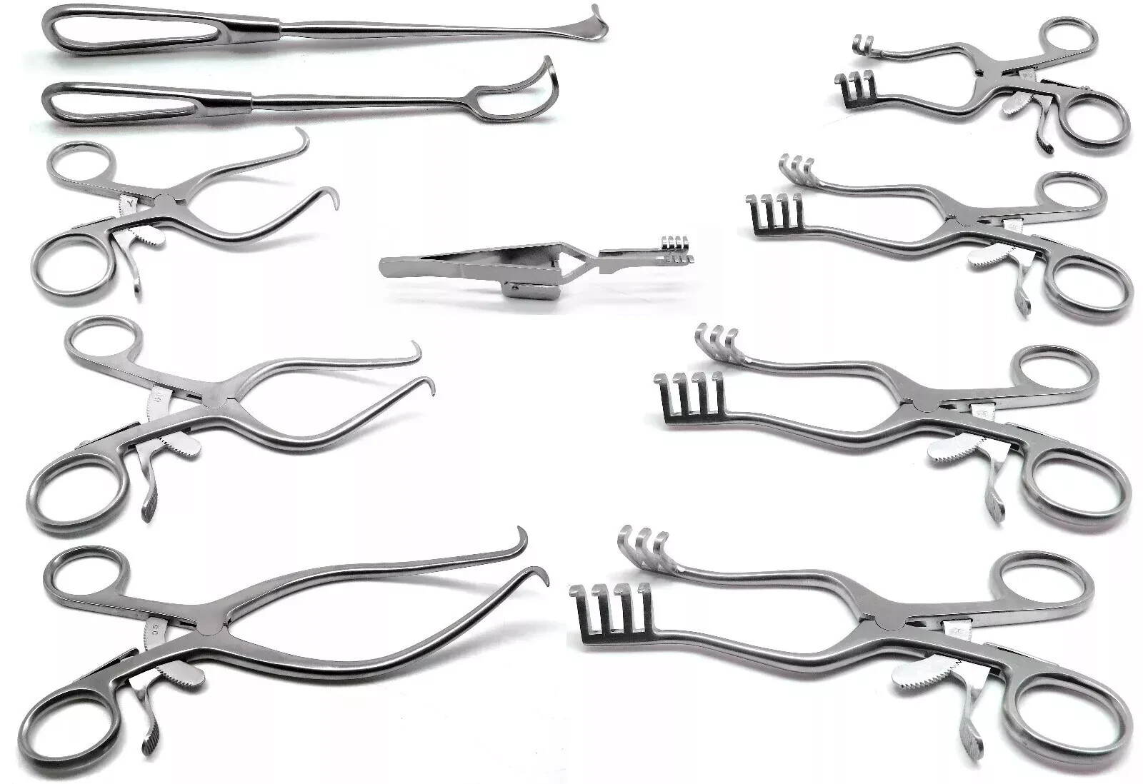 Surgical Veterinary Retractors Weitlaner Gelpi Premium Instruments Set of 10