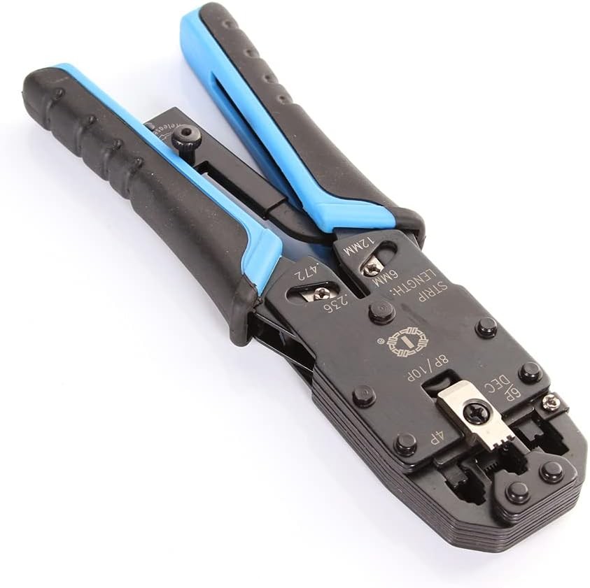 RJ11/RJ12/RJ45/RJ50 10P 8P 6P 4C Network LAN Cable Crimper Modular Plug Crimping