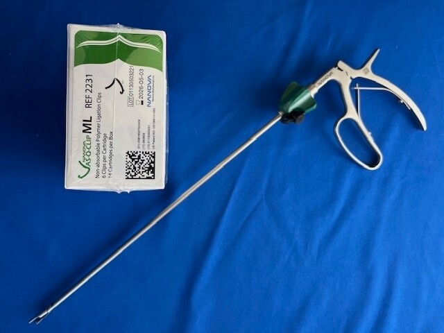 Nanova Teleflex Weck Hemolock Clip Applier Lap 1162-ML 5mm Medium-Large new