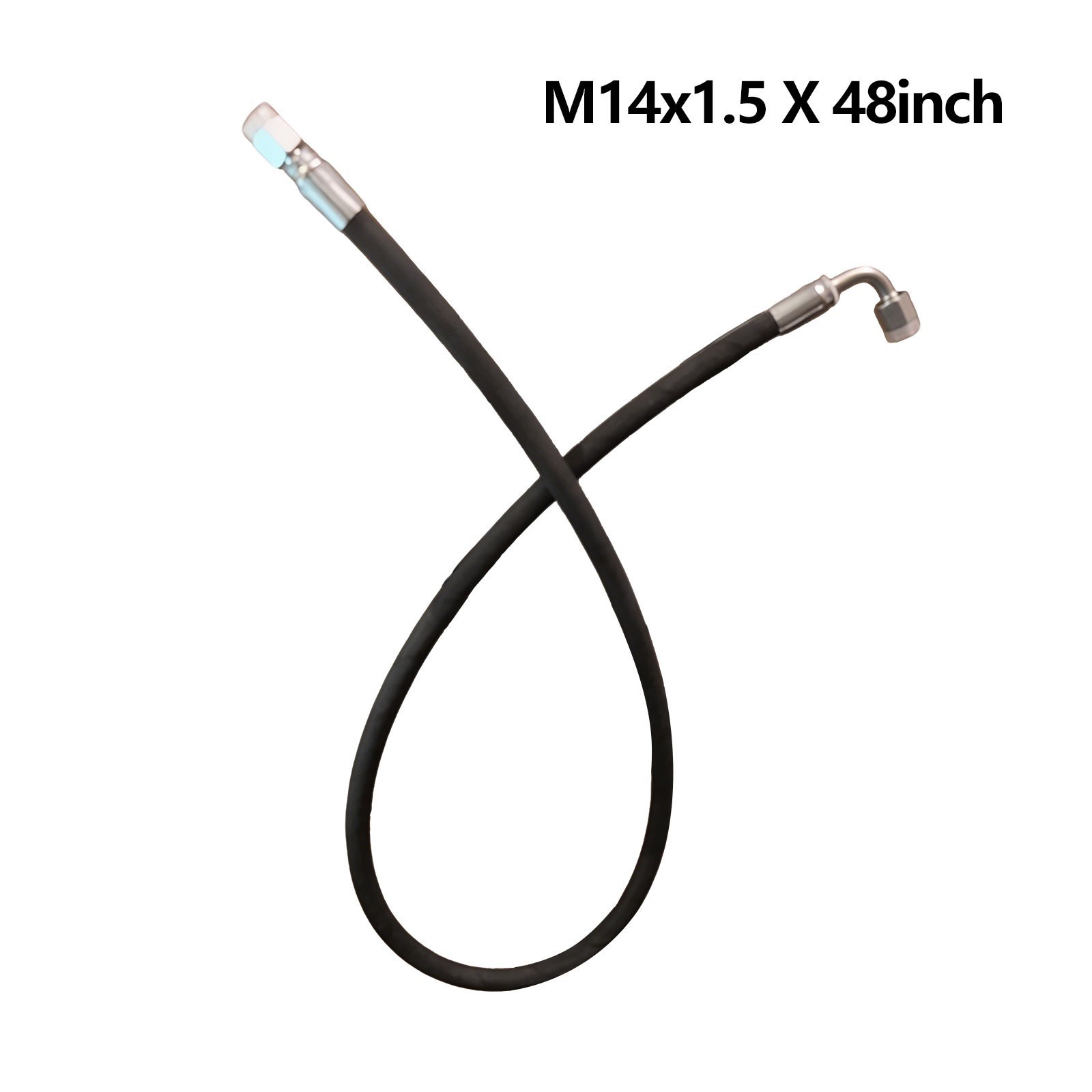 Agt Miva Mini Excavator Hydraulic Hose M14x1.5 X 36″ One End 90° One Str NEWy1tJ
