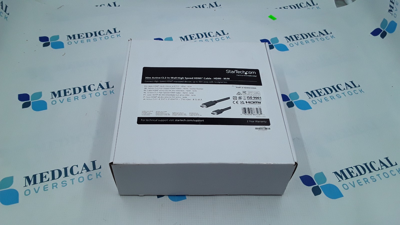 StarTech 30m Active CL2 High Speed HDMI Cable M/M PN# HDMM30MA