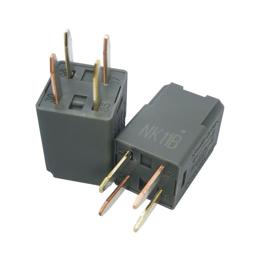 2Pcs 13848981 PA66-GF33 DC12V 20A 4 Pin Power Relay Compatible 13502753 19116962