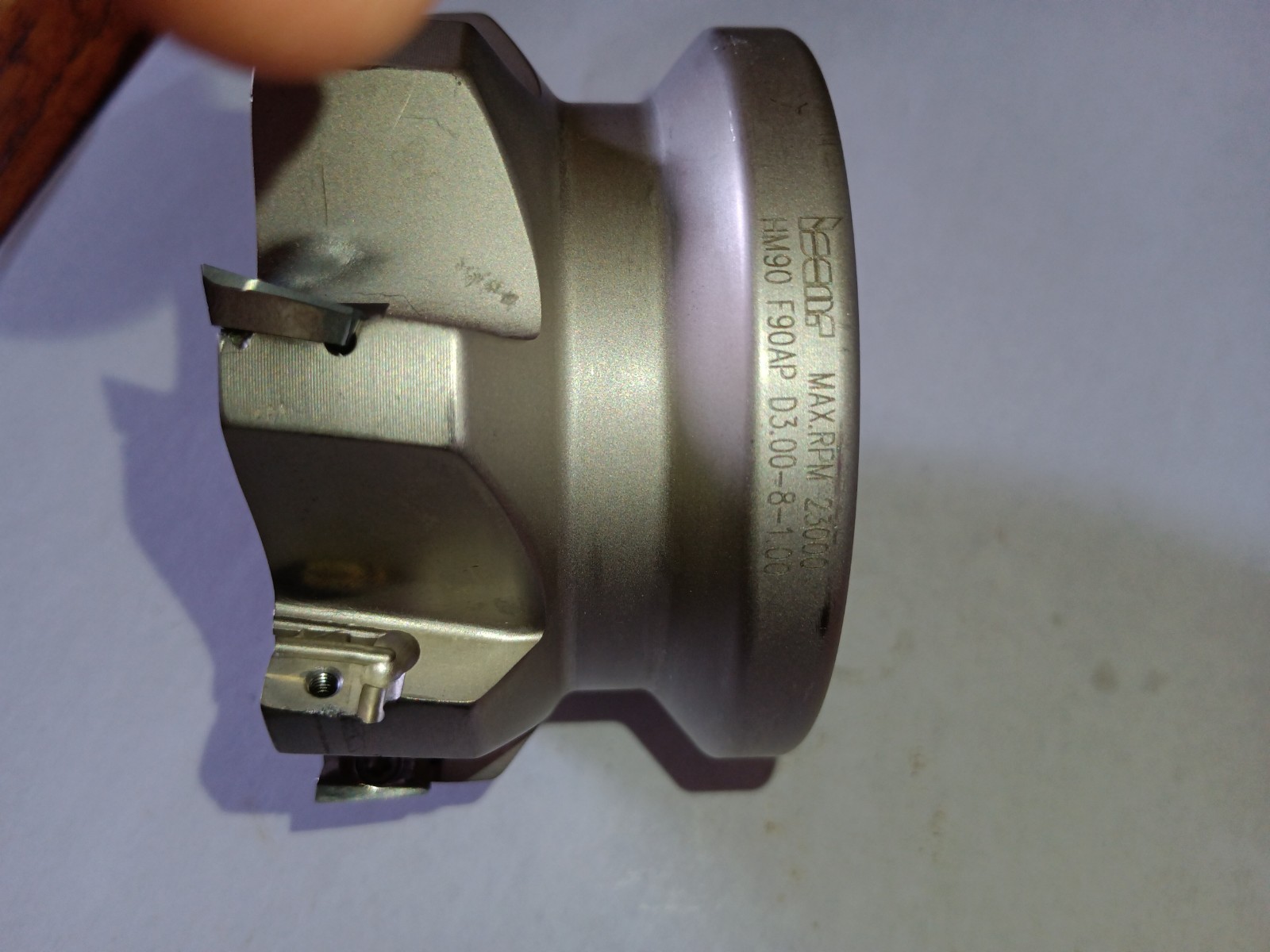 ISCAR HM90 F90AP D3.00-8-1.00 90° indexable face mill / square-shoulder mill
