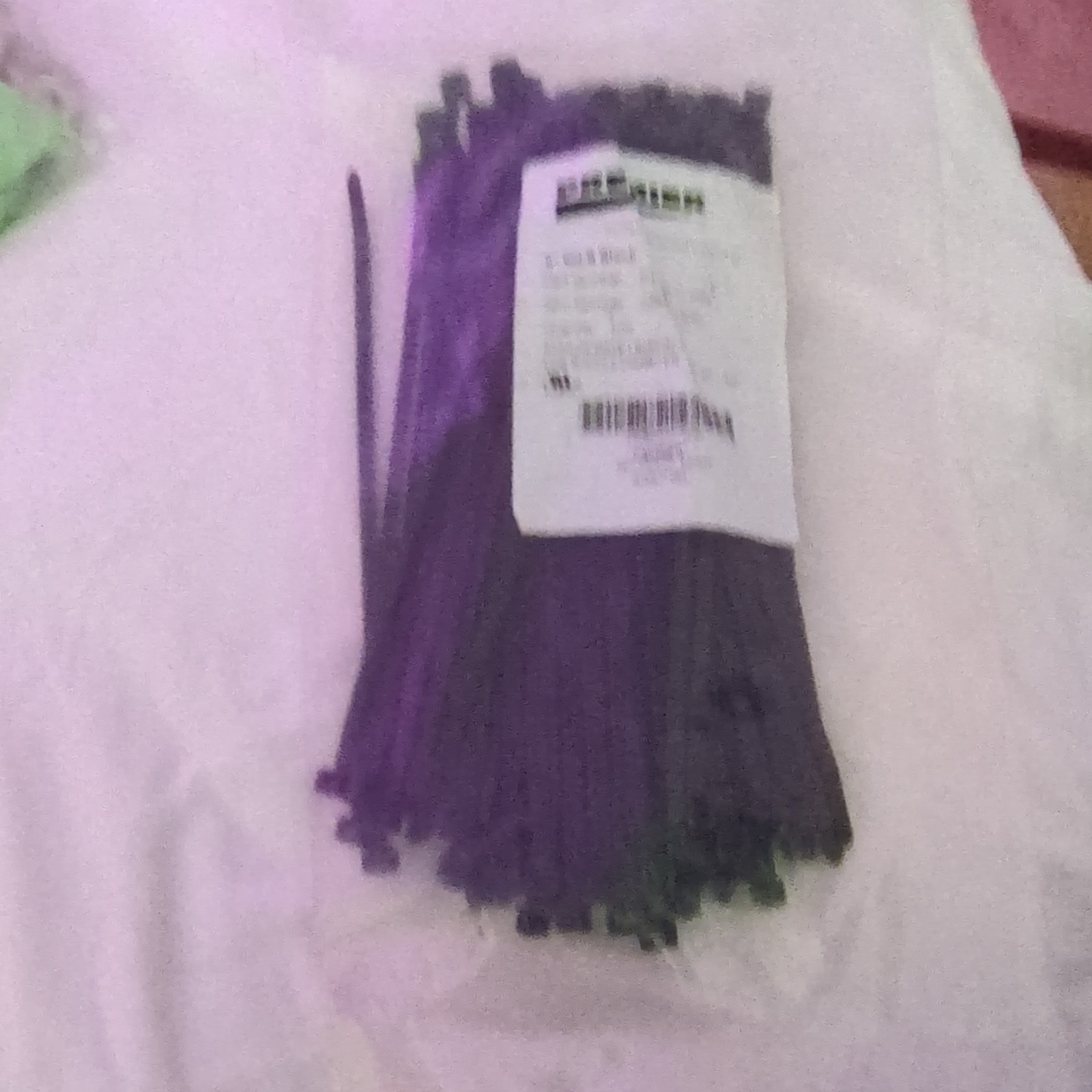 Premier Purple Nylon Cable Ties 8 in x 0.18 in 40 lb Self-Locking 100 Pack
