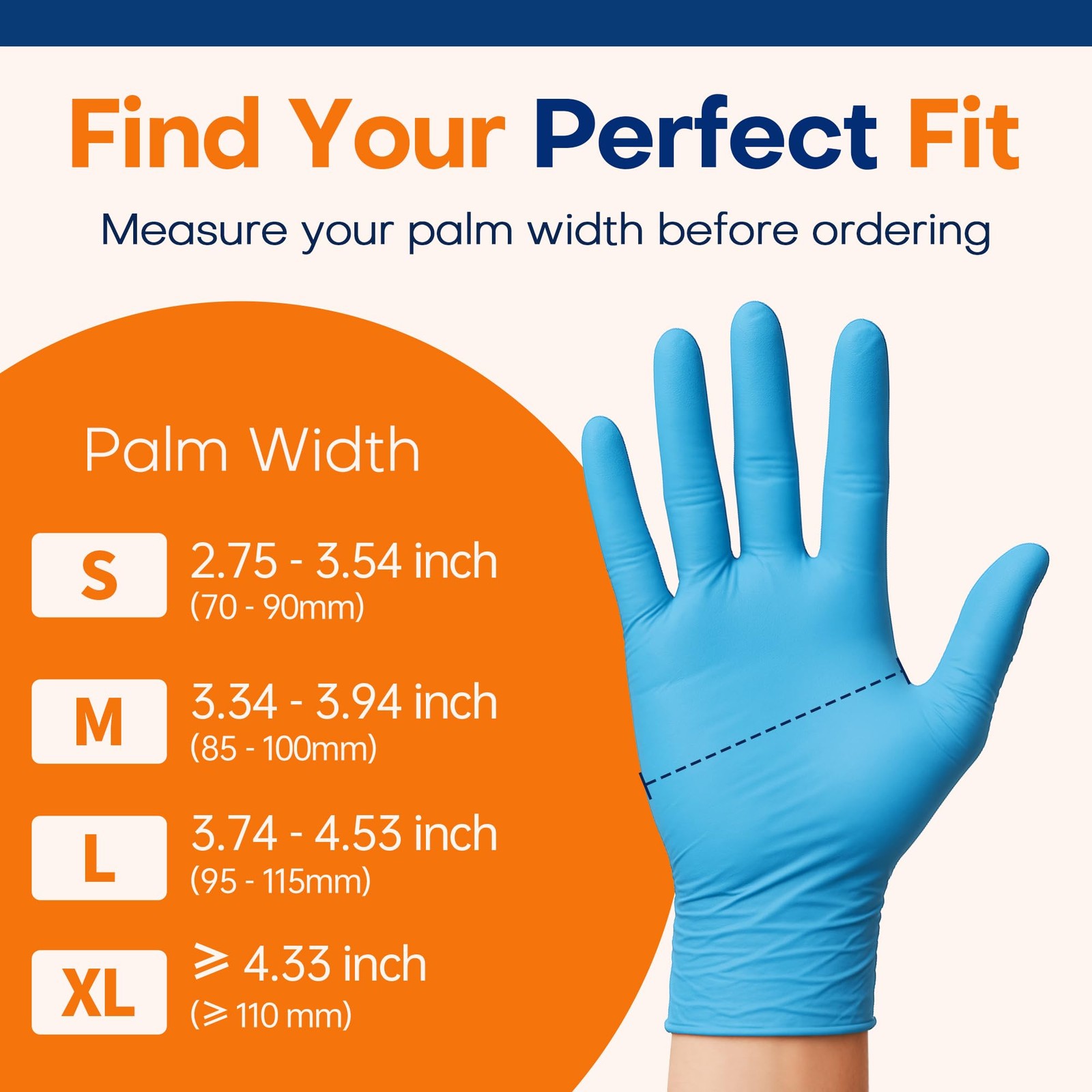 Medical Soft Max™ Nitrile Exam Gloves, 100 Count Latex-Free Powder-Free Non-Ster