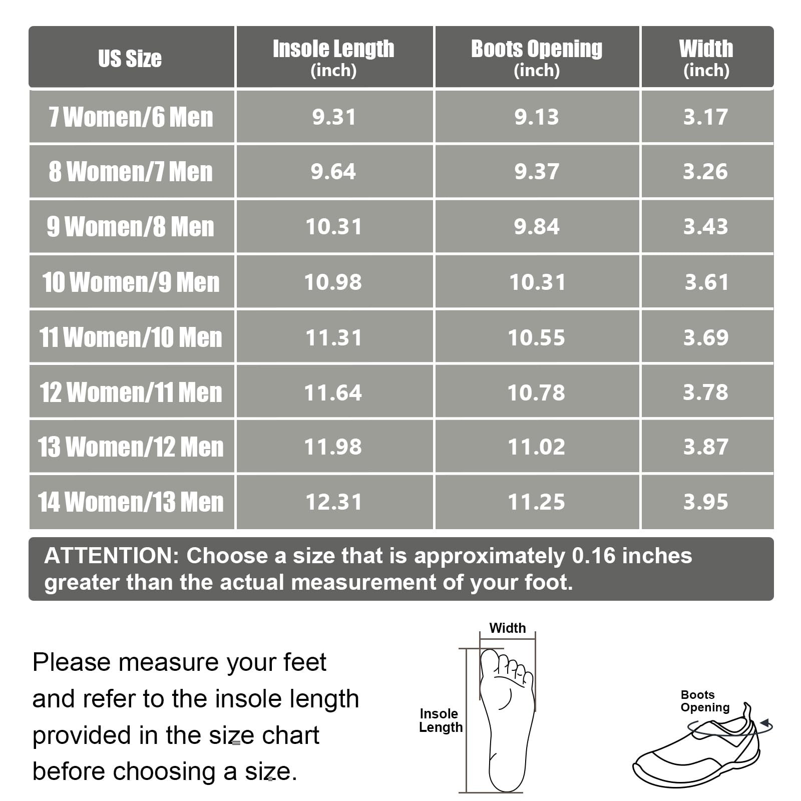 Kalkal Men’s Rain Boots, Waterproof Garden Shoes, Neoprene Rubber Footwear fo…