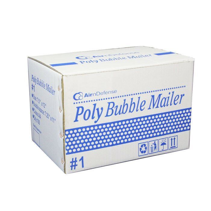#1 7.25×12 Poly Bubble Padded Envelopes Mailing Mailer Shipping Bags AirnDefense