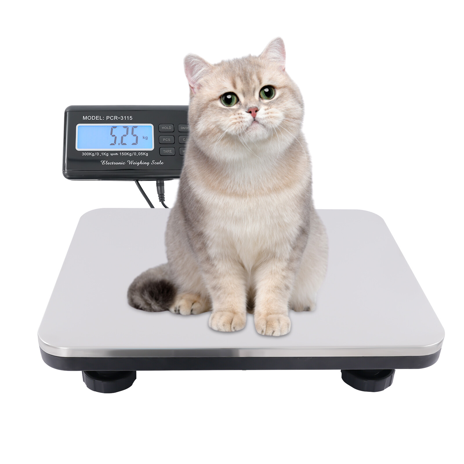 660LB Heavy Duty Digital Industry Shipping Postal Platform Scale Weight 300kg