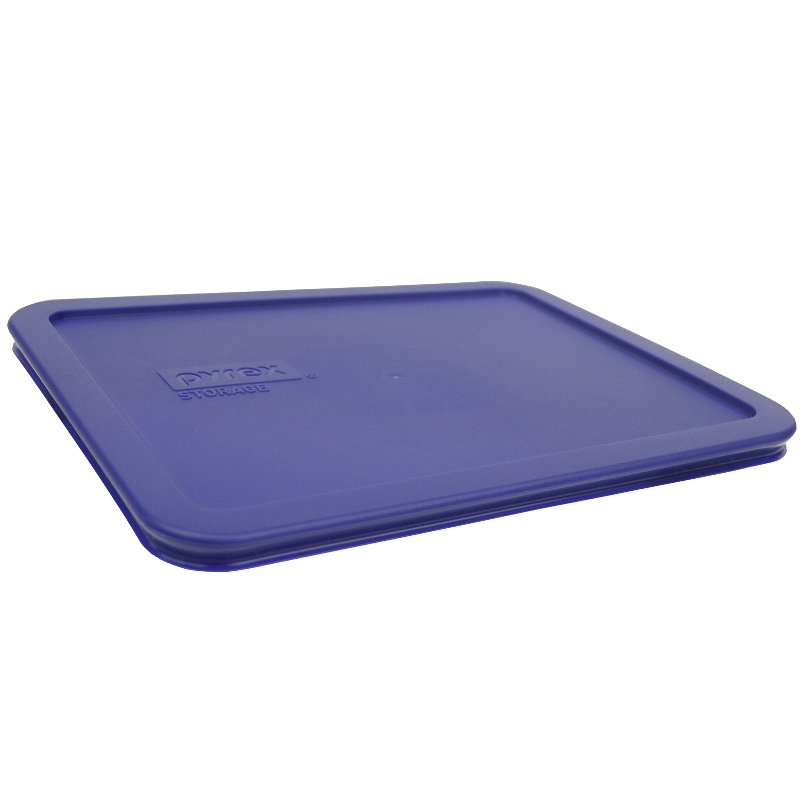 Pyrex (1) 7211-PC Navy Blue Plastic Lid & (1) 7211-PC Poppy Red Plastic Lid