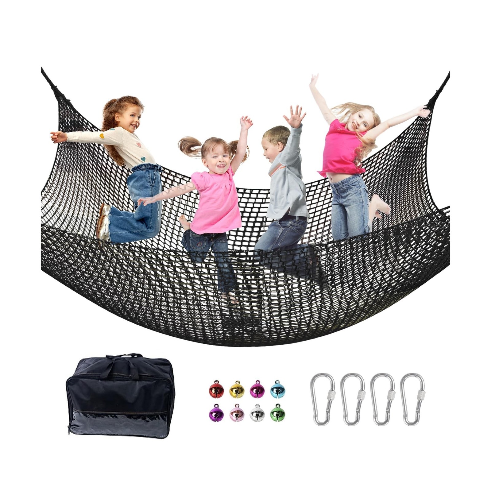Climbing Net for Kids – 3.3FT x 9.9FT Double Layers Heavy Duty … FAST USA SHIP