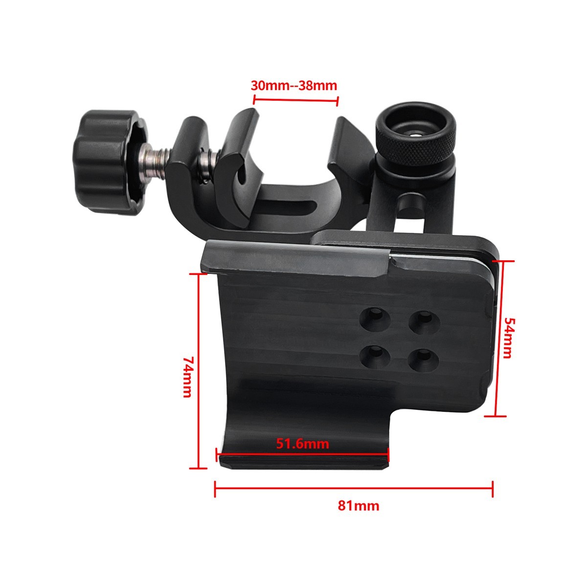 Bracket Pole Mount for Trimble TDC6 MM6 Device with Magnetic Plate & Clamp