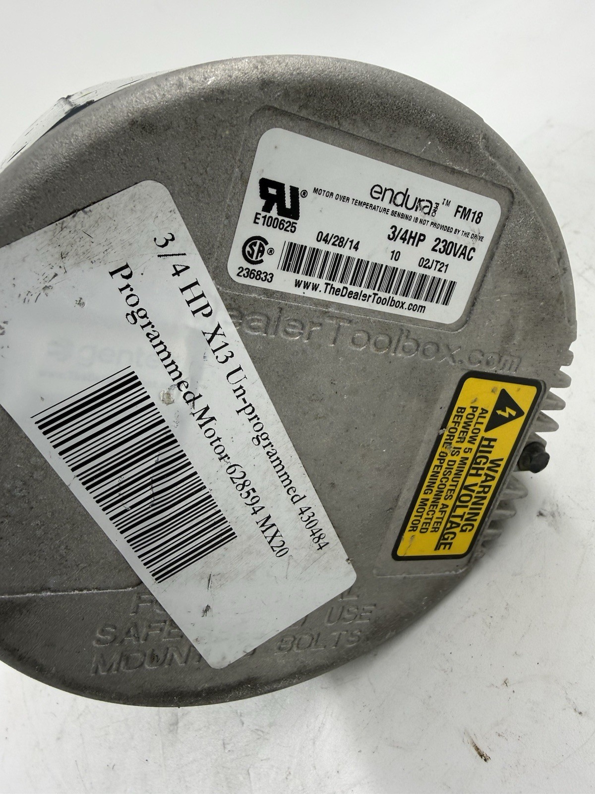 Genteq X13 FM18 5SME39NXL014A Blower Motor 3/4HP 230V 1050 RPM CCWLE used ❄️🔥