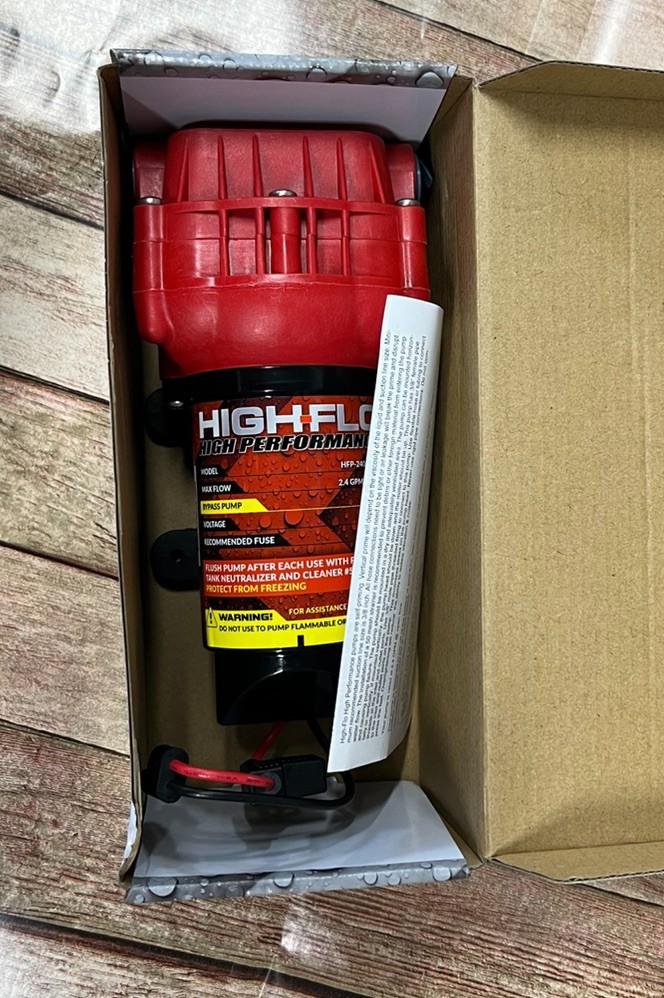 Open Box High-Flo High Performance 2.4GPM Internal Bypass Diaphragm Pump