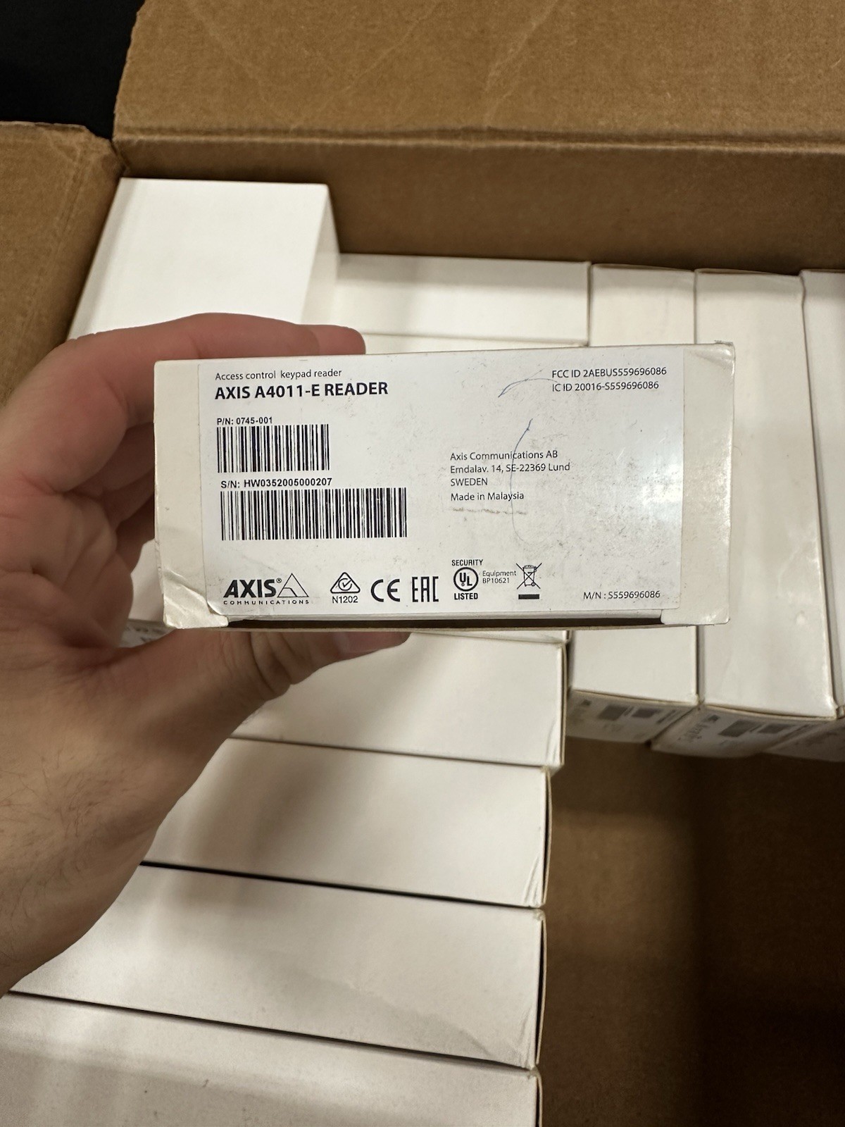 Lot of 13 Axis A4011-E Keypad Readers New in Box