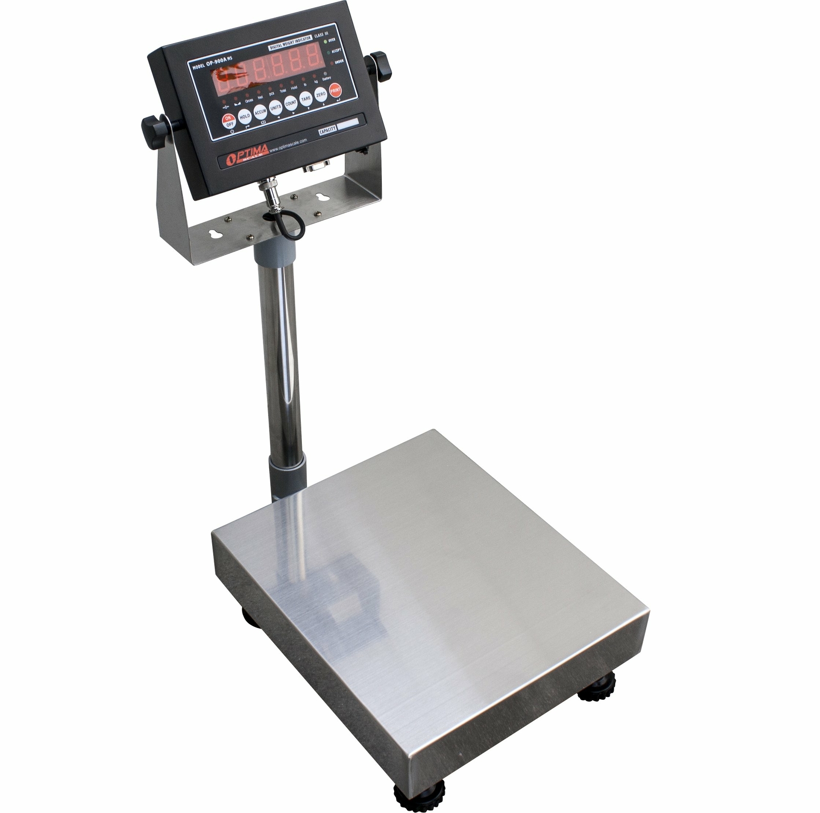 Ntep (20”x20”) Legal for Trade Stainless Steel Bench Scale 500 Lb x 0.1 Lb