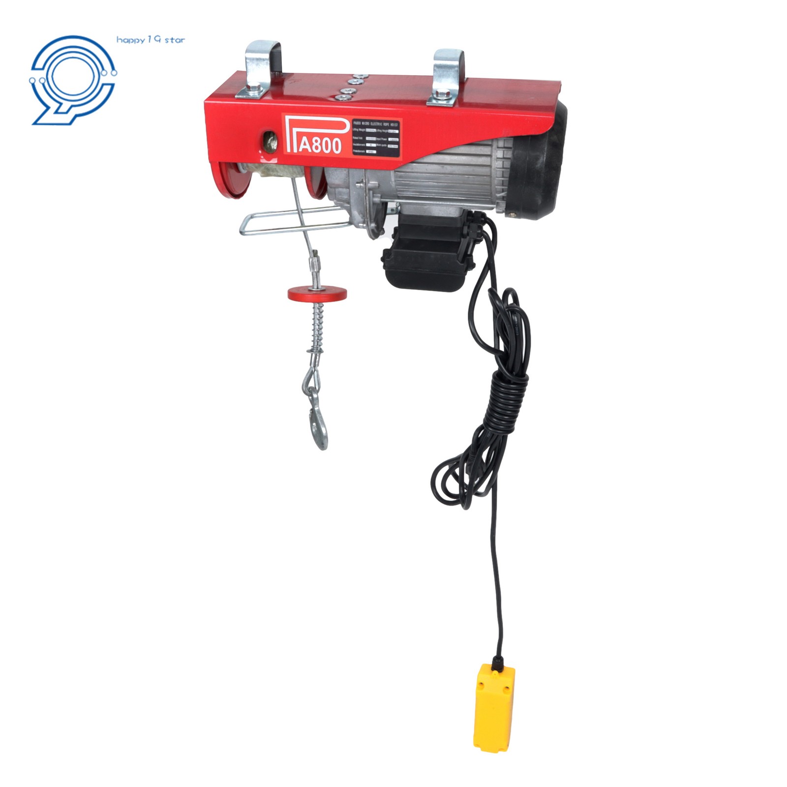 1760LB Electric Winch with 14ft Wired Remote Control for Factories,Warehouses